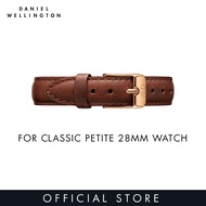 For Petite 28mm - Daniel Wellington Strap 12mm Leather - Leather watch band - For women - DW officia