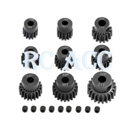 M0.8 32P 32DP 5mm 13T 14T 15T 16T 17T 18T 19T 20T 21T Metal Pinion Motor Gear for 1/8 1/10 RC Buggy 