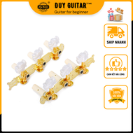 Bộ khóa đàn guitar classic xi mạ màu vàng gold phù hợp với các loại đàn chất liệu kim loại chống rỉ 
