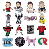 6-23Pcs/Set Humor Comedy Anime Movie Collected Enamel Pins Cartoon Role Red Eared Rabbit Cat Dog Bro