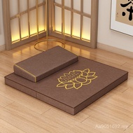 Fold Worship Buddha Mat Coconut Palm Meditation Meditation Cushion Meditation Mat Meditation Mat Fab