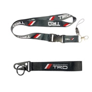 JDM Racing-Inspired TRD Car Logo Cellphone Lanyard Keychain - Key, ID, and Accessory Holder for Toyo