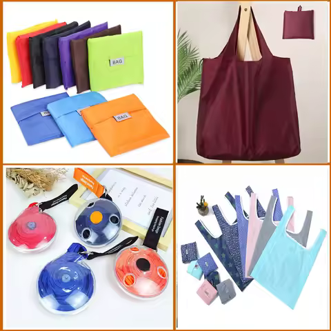 Shopping bag Eco-friendly bag Storage bag shoulder Grocery bags Shoulder Market Bags Reusable foldab