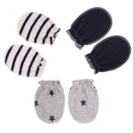 0-6 Months Baby Boy &amp; Girl 3pairs Scratch Gloves Infant Newborn Gift Set