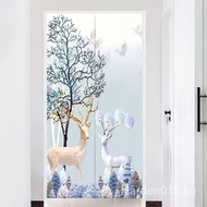 Nordic Elk Bedroom Door Curtain Kitchen Porch Partition Curtain Bathroom Curtain