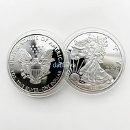 koin american silver eagle commemorative coins souvenir replika 1oz