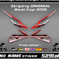 Striping sticker setiker Motor BEAT esp (529tok) 2015 2016 2017 2018 2019 / Fi New Esp Iss Variation
