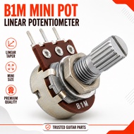 Mini Linear B1M Potentiometer | Linear B1M Mini Potentiometer (1 Mega Ohm) For Guitar Effects & Audi