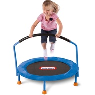 Little Tikes 3' kids Trampoline gym sport jump bounce toddlers to burn off energy