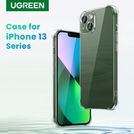 UGREEN TPU Soft Phone Case Shockproof Transparent Case compatible with iPhone 13 Lens Protection Bac
