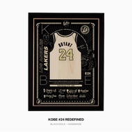 木球衣掛畫 - KOBE #24 REDEFINED