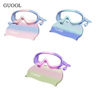 GUOOL Swim Goggles with Swimming Cap Pool Goggles Comfortable Eyewear Swim Glasses