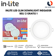INLITE INDS605R SLIM DOWNLIGHT - LAMPU DOWNLIGHT - LAMPU INLITE - LAMPU PLAFON