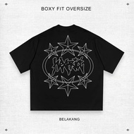 HRX | Boxy Fit Oversize T-shirt ‘SIX STARS Cotton Combed 24s T-shirt