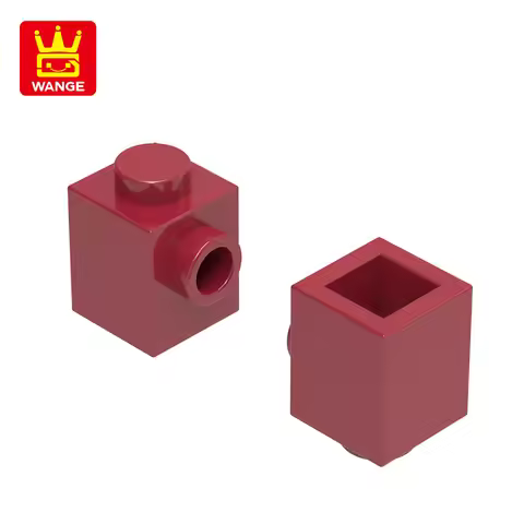 Wange 87087 50g/115PCS 1x 1 with Stud on Side Building Blocks MOC Compatible with Brick Children Toy