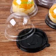 USNOW Moon Cake Box Mini Plastic Muffins Packaging Box Dome Boxes Wedding Favor Baking Packing Box