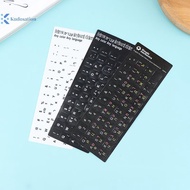 Kudosation Hebrew Keyboard Stickers Keyboard Button Alphabet Stickers Protective Film Nice