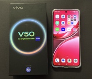 Vivo V50 12+ 512GB 安可拉紅色手提電話 香港 HK Version 行貨有盒有單有保養