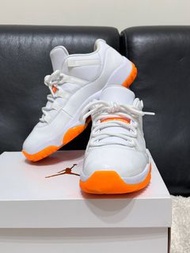 Nike Air Jordan 11 Retro Low  白橘 蛋黃哥 (台灣公司貨) 二手