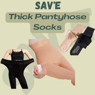 Pantyhose Thick Anti-Hook 50D Stocking Durable Silk Ice Skin Sliming Tight 丝袜厚防勾丝50D美腿打底隐形连裤袜面膜钢丝袜高腰