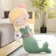 เจ้าหญิงเงือกของเล่นตุ๊กตาหมอนยาวน่ารัก Mermaid Sleep Companion สาวก่อนนอน Snuggle ของเล่นสมจริงตุ๊ก