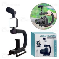AY_49 video making U/C Shape portable handheld bracket kits