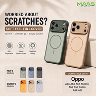 MAAS 0PPO A6X A6T A6 Pro A6S A3X A5i A5S A5X Two Tone Skin Feel Camera Lens Shockproof Matte Case