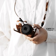 Cam-in Ricoh GR4 Leather Case Horsehair Series Camera Bag gr4 Protective Case Cow Pattern Wrist Stra