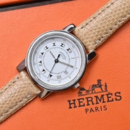 絕版古董錶 Hermes Carrick 中古二手男女裝皮革錶帶手錶 腕錶
