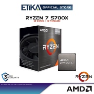 AMD Ryzen 7 5700X | 8-Cores AM4 Socket CPU Performance Processor | No Cooler Fan Included