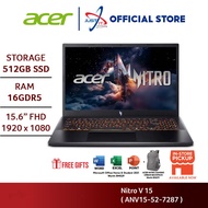 ACER NITRO V 15 ANV15-52-7287 15.6" GAMING LAPTOP ( C7-240H 16GD5 512SSD / RTX4050 6GD6 / 15.6" FHD 