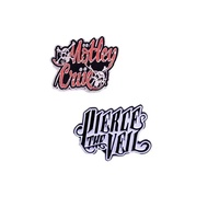 Classic 80s Heavy Metal Rock Band Enamel Pin Music Logo Brooch Fashion Lapel Pin Fan Collection Badg