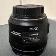 Canon EF 35mm f2 IS USM 連未用過原廠鏡頭遮光罩