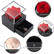 Preserved with You in 100 Languages Birthday Gifts for Women Wife Rose Flower Gifts for Her-beetterc
