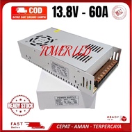 Switching Power supply 13.8 60a Power supply Radio Rig 13.8v 60 A