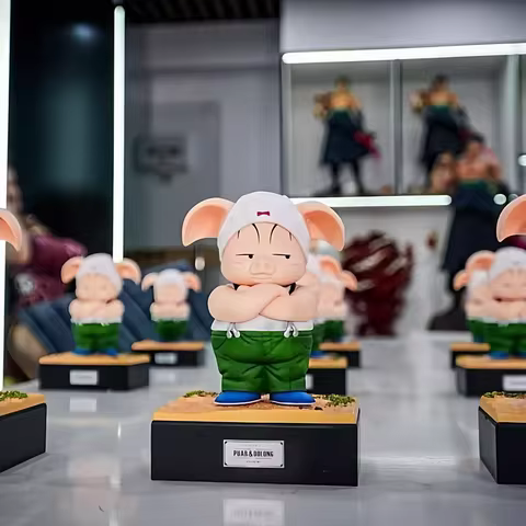 JT Studio 14cm/5.11inch Dragon Ball Oolong Anime Figures Childhood Series PVC Statue Collection Mode