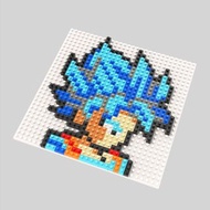 Dragon Ball 龍珠 孫悟空(超級賽亞人型態 II)舊卡通點陣拼圖微積木nanoblock擺設(包郵)
