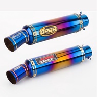 OPBR KingDrag 51MM Universal Muffler Loud Exhaust Pipe Motor R15 V1 V2 V3 Y15 R25 LC135 LC150 Y15ZR 