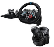 logitech G29賽車方向盤 +logitech DRIVING FORCE SHIFTER 變速器 (香港行貨)