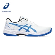 ASICS Men GEL-GAME 9 Tennis Shoes in White/Tuna Blue