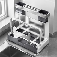 Source 304 Stainless Steel Kitchen Knife Rack Cutting Board Rack Integrated Chopsticks Knife Storage
