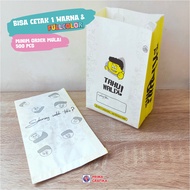 Custom Paper Bag 13 x 8 x 18 cm Foodgrade - Paper Bag Paper Bag/ Packaging/