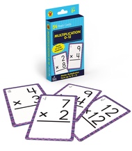 Carson Dellosa Multiplication Flash Cards—Grades 3-6 Double-Sided Cards, Multiplying Select Factors