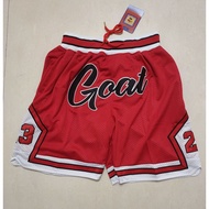 Men's Pocket Pants Chicago Bulls Just Don Red Swingman Jersey Shorts