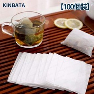 KINBATA - 【100個裝】 日式一次性不織布茶包袋 泡茶袋 中藥過濾包 湯料湯渣花茶包袋 茶葉濾袋 隔渣袋 隔茶葉 隔茶渣 - (i1940)