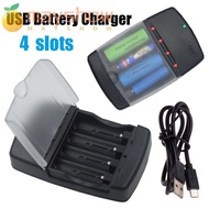 MAYSHOW Intelligent Battery Charger Durable Rechargeable LED Indicator Fast Charging Dock for Rechargeable Battery AA AAA 1.5V Alkaline Battery