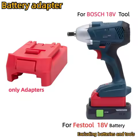 For Festool 18V Lithium Battery Adapter TO BOSCH 18V Cordless Power Tools Converter Accessory(Only A