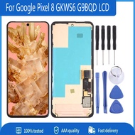6.2" LCD For Google Pixel 8 GKWS6 G9BQD LCD Touch Display Digitizer Assembly With Frame Part