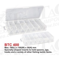BAKAU TACKLE FISHING CASE / box - BTC400 (CLEAR)