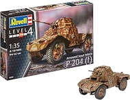 German Level 03259 1/35 German Army P204f Armored Car Plastic Model
